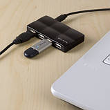 Belkin Концентратор USB 2.0, 7 портів USB Mobile Hub активний, з блоком живлення, Black  Baumar - Завжди Вчасно, фото 3