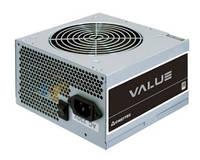 Chieftec Блок питания Value (500W), >80%, 80+ White(230V Only), 120мм, 1xMB 24pin(20+4), 1xCPU 8pin(4+4),