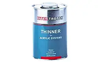 Розріджувач для акрилових продуктів THINNER FOR ACRYLIC 1л INTER TROTON