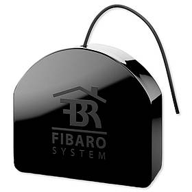 Fibaro Розумне реле Double Switch 2, Z-Wave, 230V, макс. 10А (6.5А на канал), 1.5кВт, чорний
