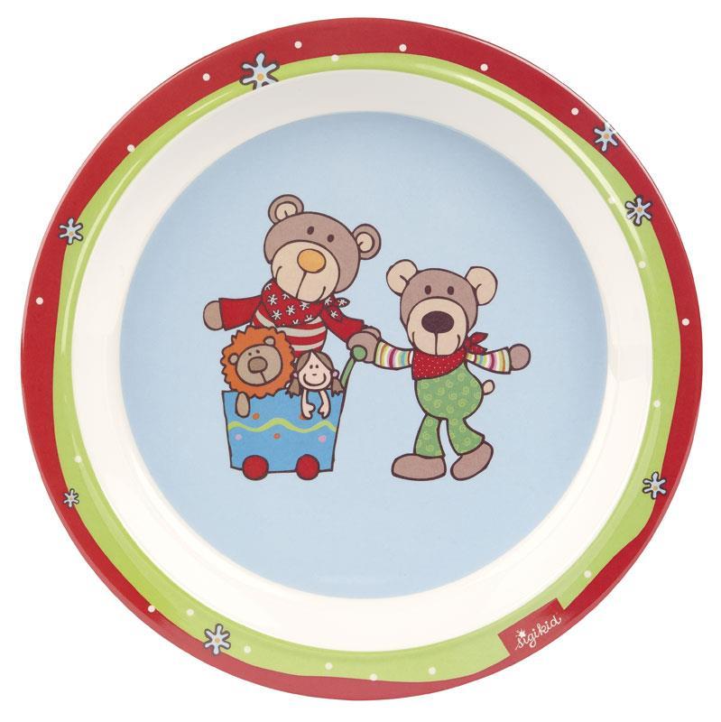 Sigikid Тарелка Wild&Berry Bears Baumar - Всегда Вовремя - фото 1 - id-p1729526850