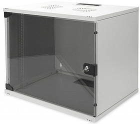 Digitus Шкаф 19" 9U 540x400, стекл.дверь, 60kg max, серый  Baumar - Завжди Вчасно