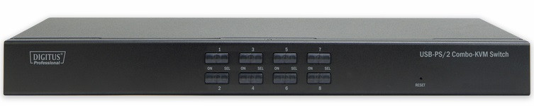 Digitus Combo-KVM, 1 user, 8-port PS/2 or USB Baumar - Всегда Вовремя - фото 1 - id-p1729530840