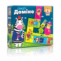 Дитячі ігри настільні Crazy Доміно на укр. мовою