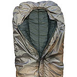 Зимовий спальний мішок хакі "Кіборг" армійський по стандарту ЗСУ до -30°С, фото 8