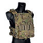 Плитоноска бронежилет мультикам/multicam MOLLE зі швидким скиданням 26x34, фото 3