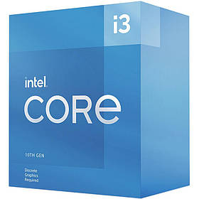 Intel Центральний процесор Core i3-10105F 4/8 3.7GHz 6M LGA1200 65W w/o graphics box