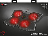 Trust Підставка для ноутбука GXT278 YOZU COOLING (17.3") RED LED Black  Baumar - Завжди Вчасно, фото 8