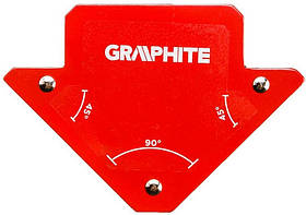 Graphite Зварювальний кутник магнітний 56H901, 82 x 120 x 13 мм, кут 45 або 90 град., сила 11.4 кг