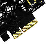 SilverStone Плата-адаптер PCIe x4 для SSD m.2 SATA и NVMe  Baumar - Завжди Вчасно, фото 3