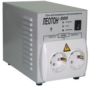 Безперебійник Леотон 500 (Бар'єр) - ДБЖ (12В, 500Вт/700Вт) - інвертор з чистою синусоїда