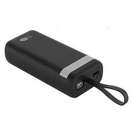 Power Bank King Power KP30 30000 mAh LCD LED Ліхтарик потужний зовнішній акумулятор батарея для заряджання