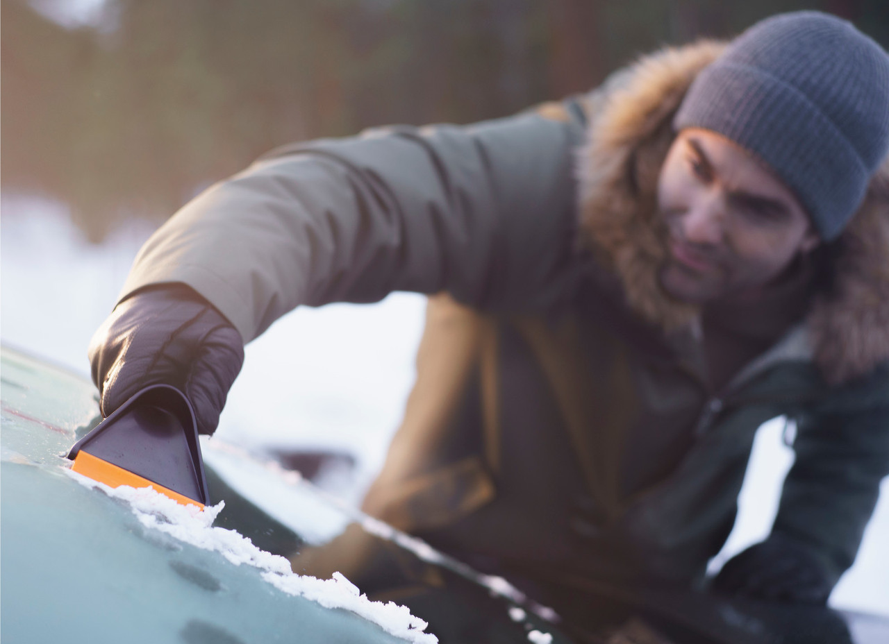 Fiskars Скребок автомобильный для льда Solid, 9,5 см, 70г Baumar - Всегда Вовремя - фото 5 - id-p1729551380