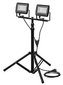 Прожектор Neo Tools, 220В, 8500лм, 2х50Вт, кабель 3м з вилкою, на штативі 1.8м, алюмінієвий, IP65 Baumar - Завжди Вчасно