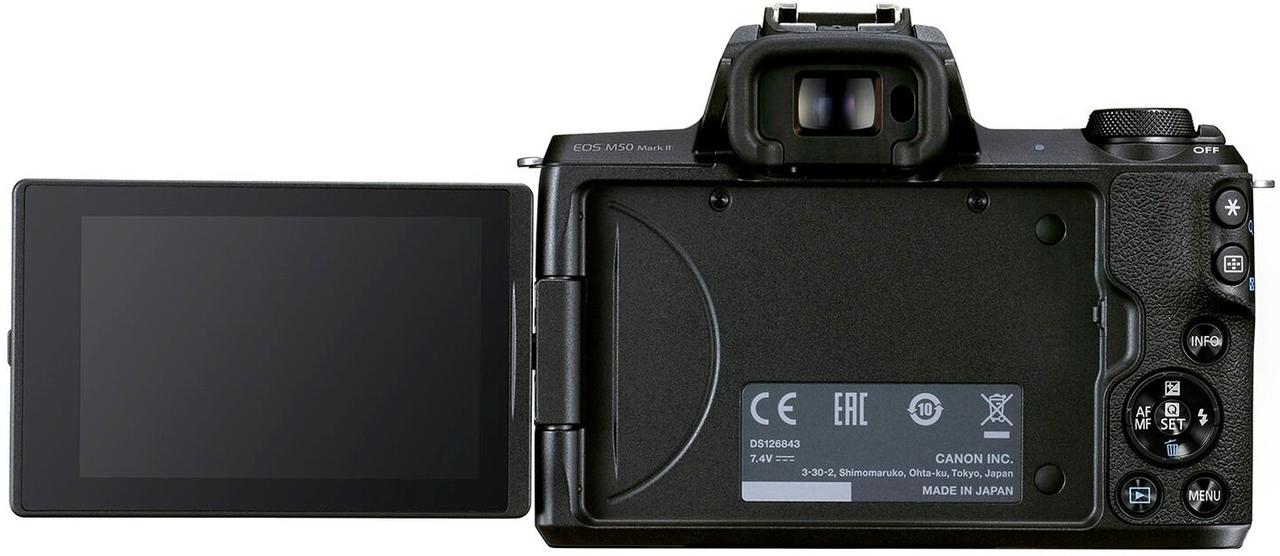 Canon EOS M50 Mk2 Body Black Baumar - Всегда Вовремя - фото 3 - id-p1729556118