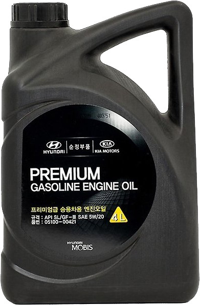 Моторна олива Hyundai 5w20 Premium Gasoline 4л