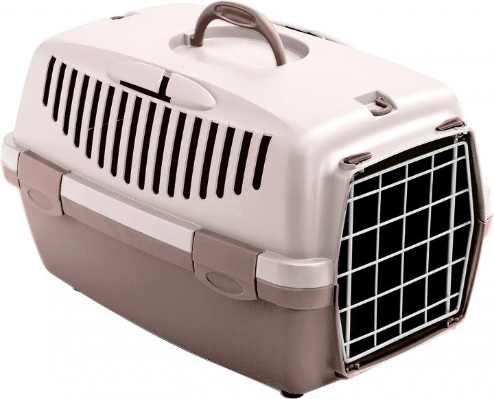 Контейнер-перенесення Stefanplast Gulliver 1 48х32х31 см з металевими дверима Ніжно-рожевий до 6 кг