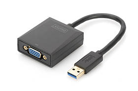 Адаптер DIGITUS USB 3.0 - VGA Full HD, M/F, 0.15м Baumar - Завжди Вчасно