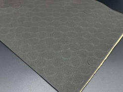 Одностороння липка кріпильна стрічка 143 шт кругла товщина 2 мм ширина 20 мм чорний / Одностороння липка кріпильна стрічка 143 шт