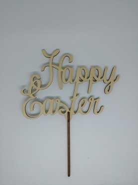 Топер Happy Easter. 22*17см. 5шт/уп. / Топер Happy Easter. 22*17см. 5шт/уп.