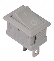 Переключатель клавишный KCD1-101 Grey/Grey серый АСКО-УКРЕМ A0140040051