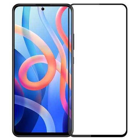 Захисне скло 6D для Xiaomi Redmi Note 11 / Note 11S / Note 12S / Poco M4 Pro Black, фото 1