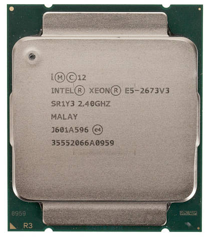 Процесор Intel® Xeon® E5-2673 v3 LGA2011-3 up to 3.20 GHz, 105W (12 ядер / 24 потоку), фото 1