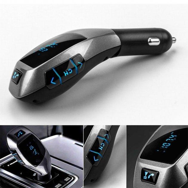 Автомобільний FM-модулятор трансмітер Х5 для авто з Bluetooth MP3
