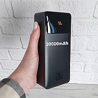 Зовнішній акумулятор повербанк 30000 mah power bank Baseus 20W портативний зарядний пристрій для телефона