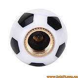 4шт Ковпачки на ніпель у формі Футбольного м'яча ковпачок колеса м'яч для футболу, фото 5