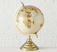 Декоративный глобус золотой 31 см. BST 480596