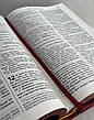 Укр. Біблія Сучасний переклад Турконяк (червона з хрестом, куточки, шкіра, без застібки, без вказівників, кольоровий обріз, 18х25), фото 6
