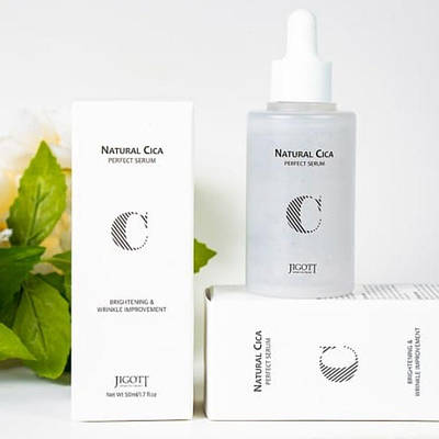 Сироватка з центелою азійською JIGOTT Natural Cica Perfect Serum 50 мл