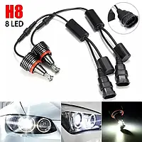 Габаритные огни H8 для BMW E60 E71 E91 X5 ангельские глазки LED marker.Лед маркер бмв