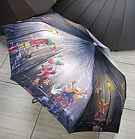 Зонт атласный красивый молодежный 8 спиц