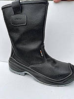 Чоботи робочі зимові на хутрі, натуральна шкіра Exena (Італія)