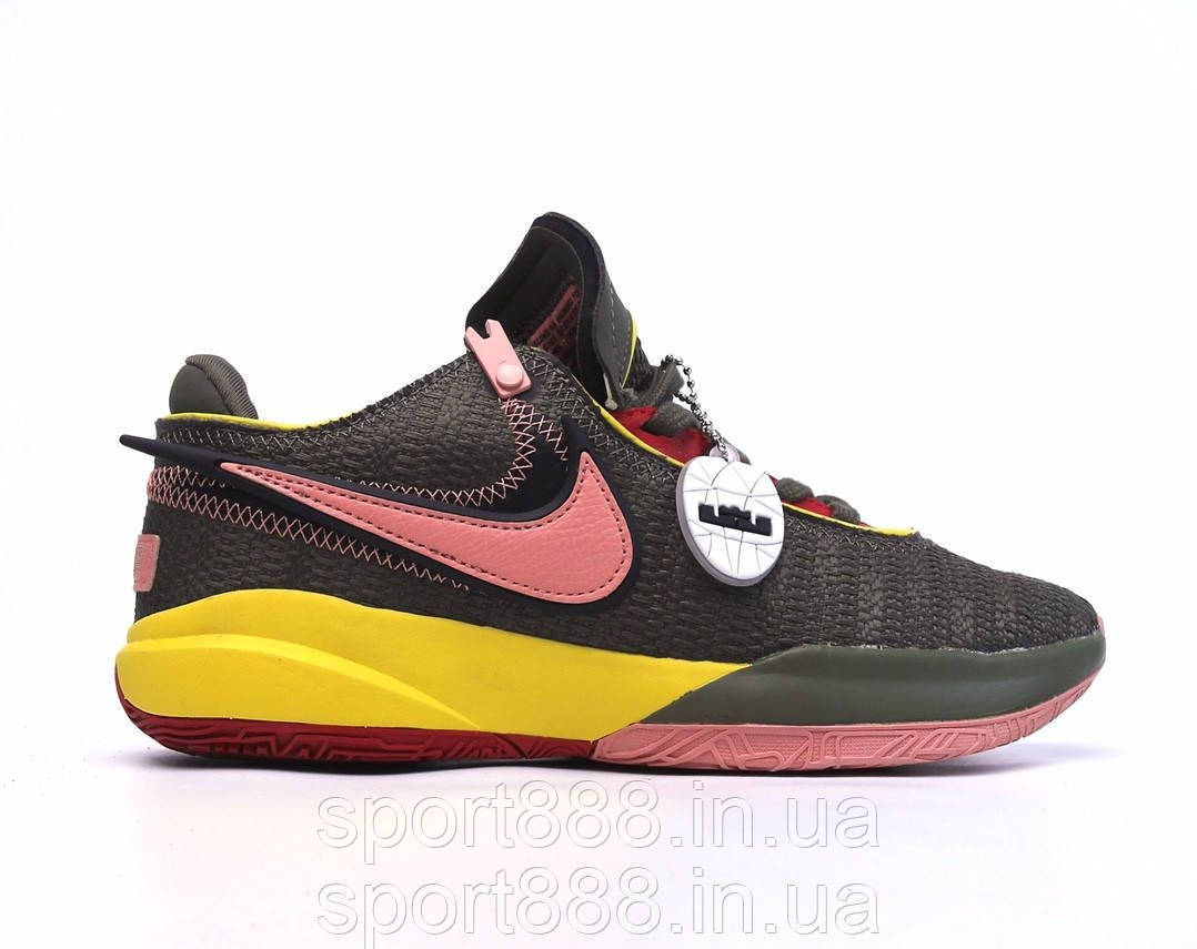 Nike LeBron XX Леброн 20 чорні чоловічі баскетбольні кросівки, фото 1