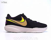 Nike LeBron XX Леброн 20 черные мужские баскетбольные кроссовки