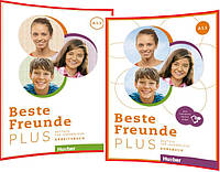Beste Freunde Plus A1.1. Kursbuch+Arbeitsbuch. Комплект книг німецької мови. Підручник+Зошит. Hueber