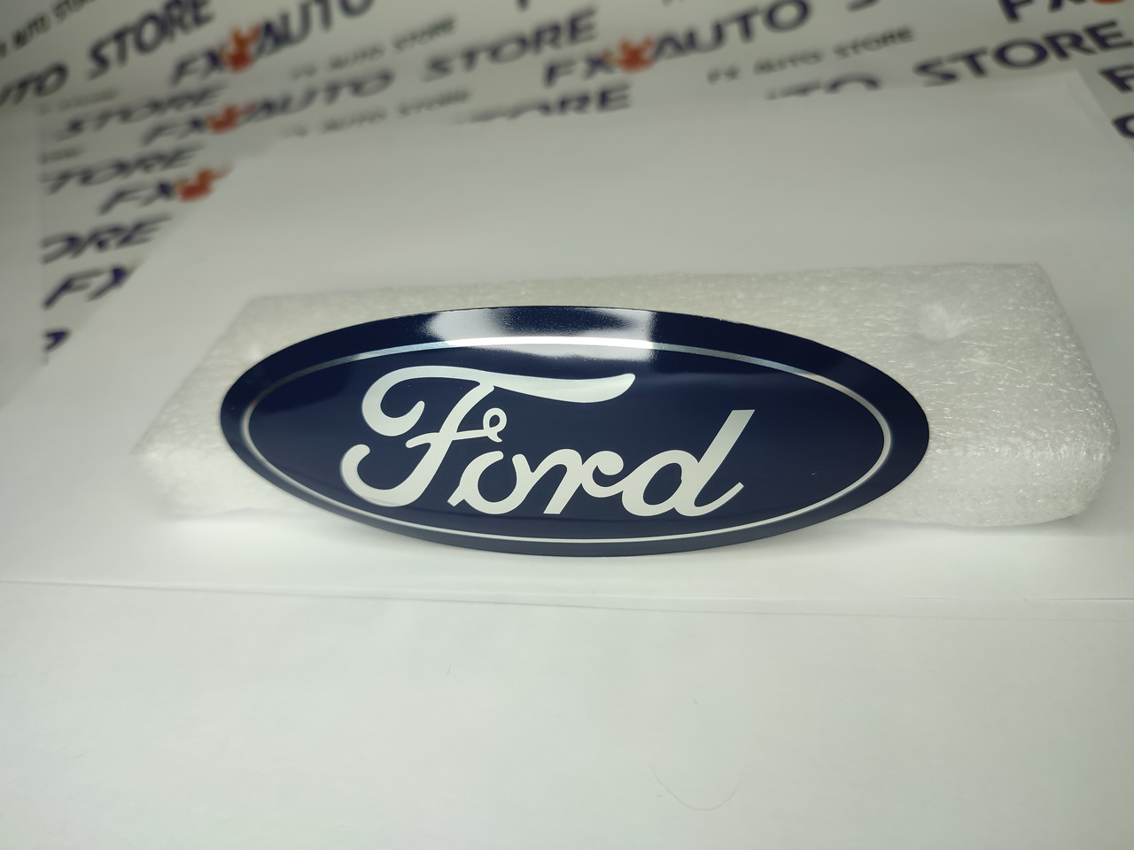 Емблема шильдик логотип напис FORD 125 X 50 мм на капот бампер кришку багажника, фото 1