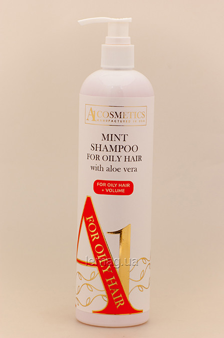 PHarmika М'ятный шампунь для жирного волосся з Алое + ОБ’ЄМ, 500 мл, фото 1
