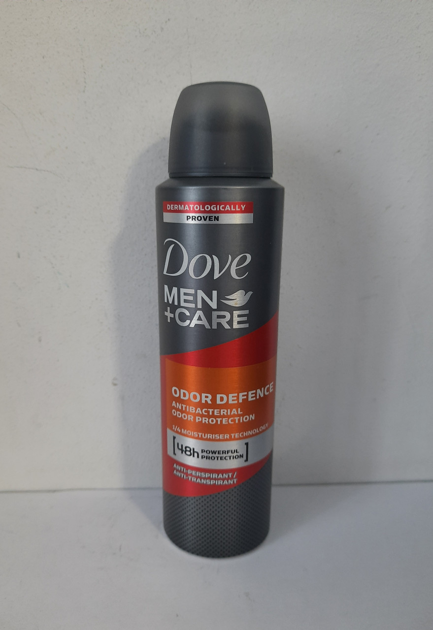 Аерозольний чоловічий дезодорант Dove Odor antibacterial150 мл.