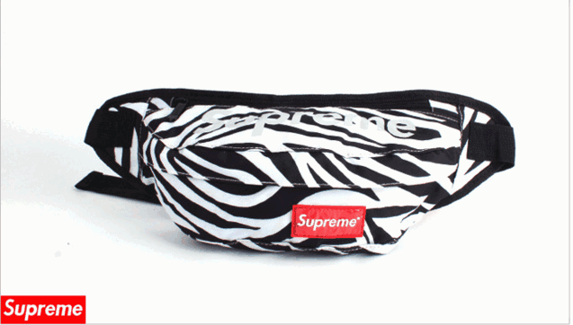 Поясна сумка Supreme (зебра) сумка на пояс