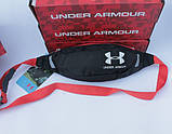 Поясна сумка Under Armour (чорна) сумка на пояс, фото 3