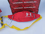 Поясна сумка Under Armour (червона) сумка на пояс, фото 8