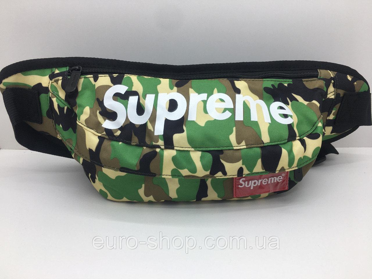 Поясна сумка Supreme КАМУФЛЯЖ сумка на пояс