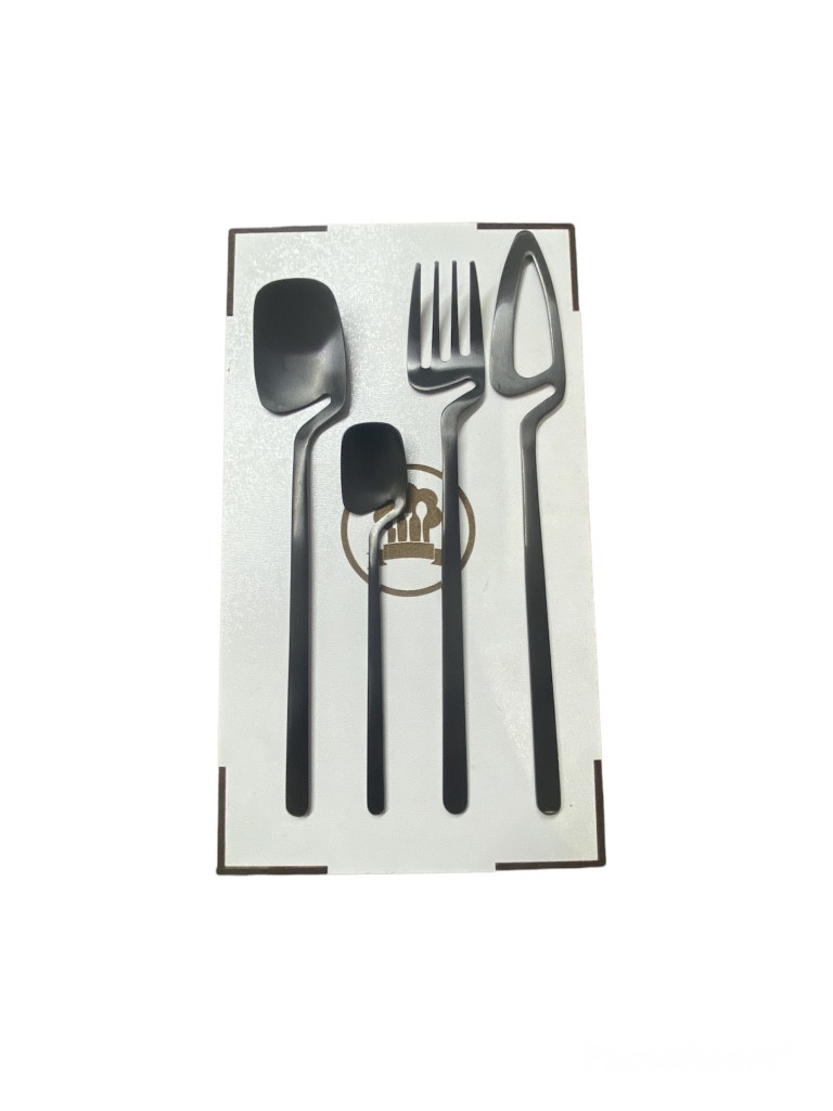 Набір столових приборів Kitchen на 2 персони Black