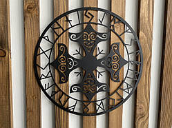 Настінний декор панно картина лофт із металу Молот Тора Руни