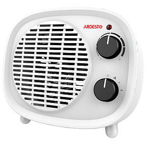 Тепловентилятор ARDESTO 20м2 2000Вт мех. упр-ння спіральний нагрів. елемент білий/чорний