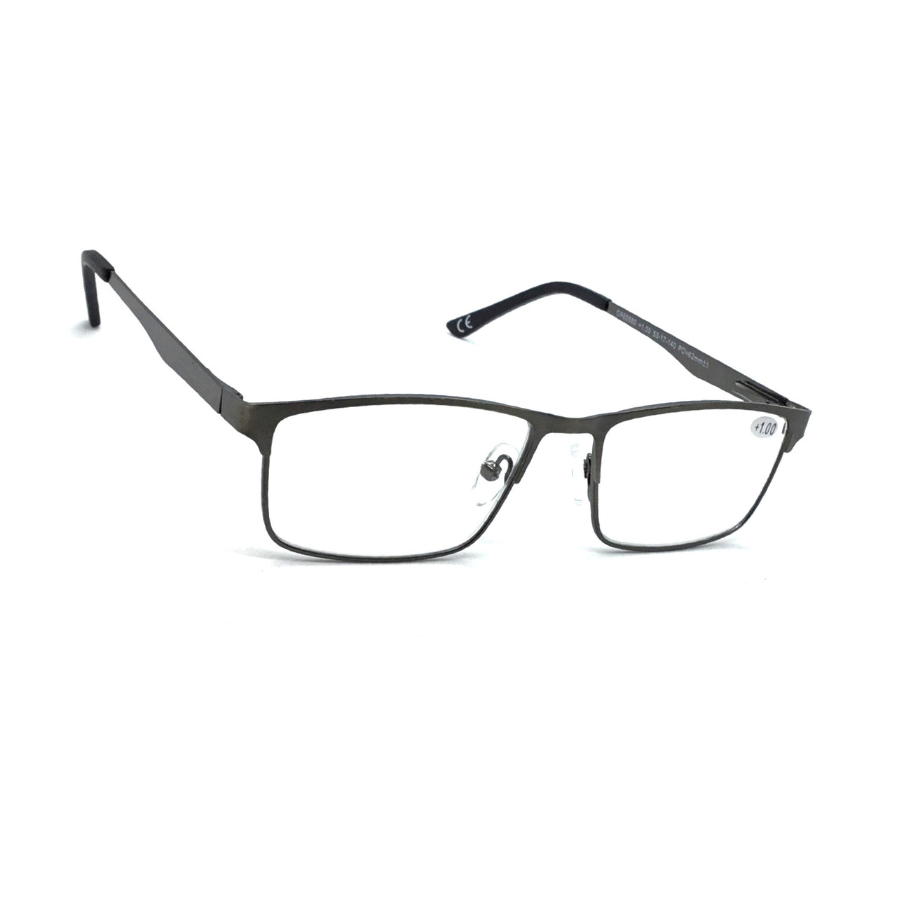 Оправні універсальні металеві окуляри 85580 сірі